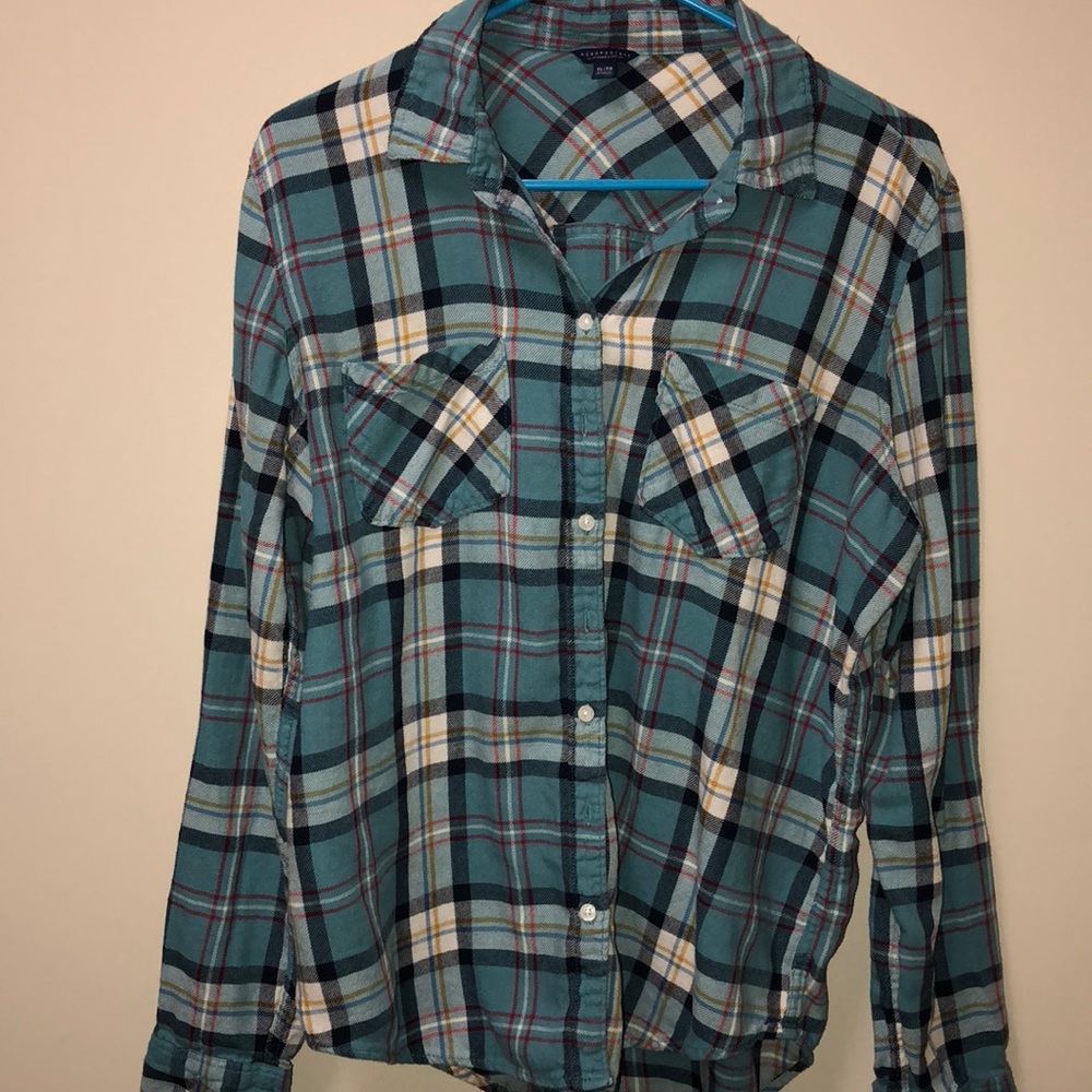 Multi-colored aeropostale button down.